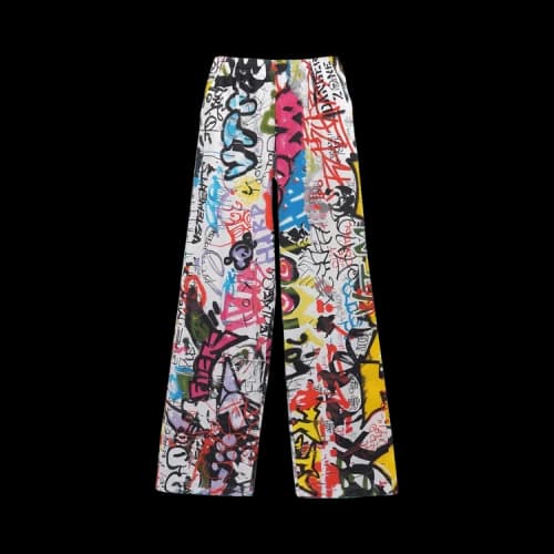 Vetements Graffiti Pyjama Pants 'White'