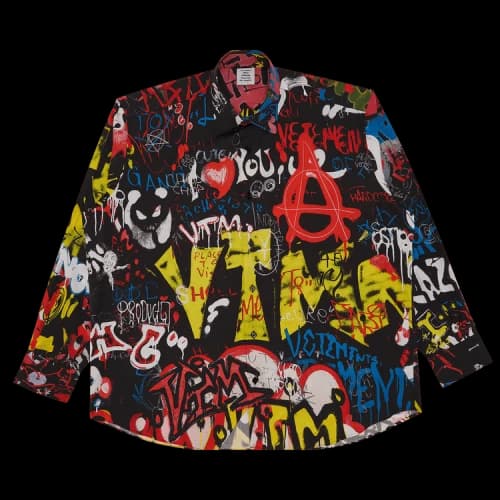 Vetements Graffiti Shirt 'Black'