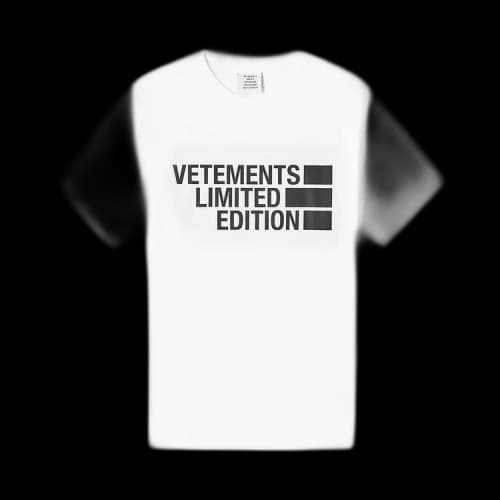 Vetements Big Logo Limited Edition T-Shirt 'White'