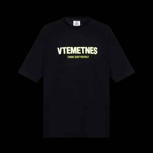 Vetements Logo T-Shirt 'Black'