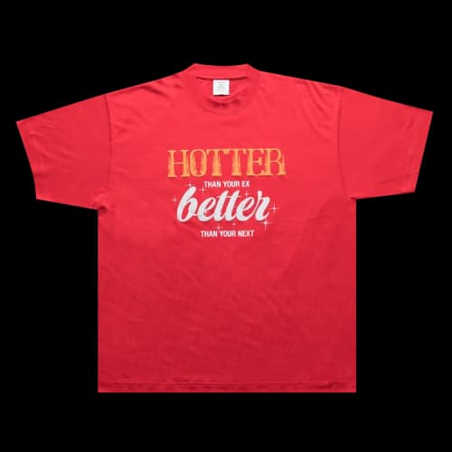 Vetements Hotter Than Your Ex T-Shirt 'Red'