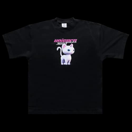 Vetements Everyone Can Be A Unicorn T-Shirt 'Black'