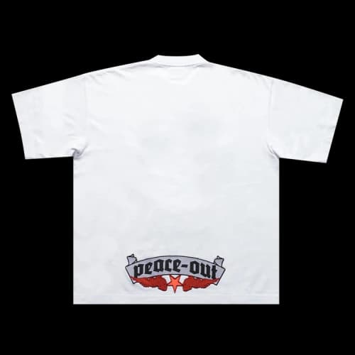Vetements Devil Wears Vetements Patched T-Shirt 'White'
