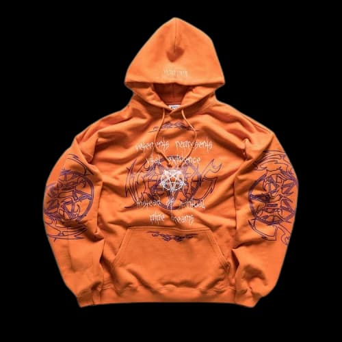 Vetements Vital Existence Hoodie 'Orange'