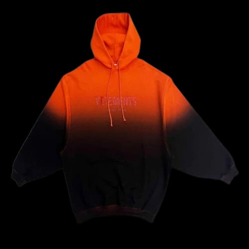 Vetements Gradient Logo Limited Edition Hoodie 'Orange'