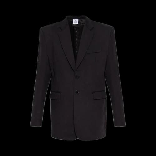Vetements Boxy Molton Tailored Jacket 'Black'