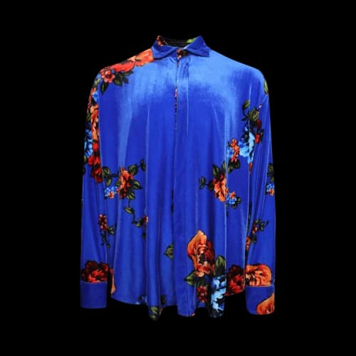 Vetements Velvet Flower Shirt 'Floral'