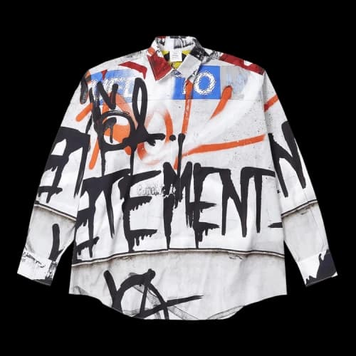 Vetements Graffiti Shirt 'Grey'