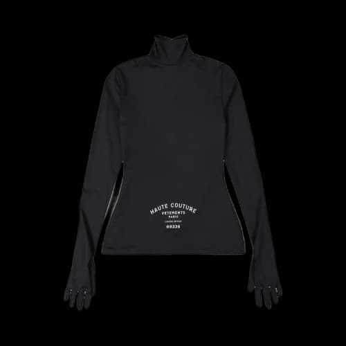 Vetements Haute Couture Styling Top With Gloves 'Black'