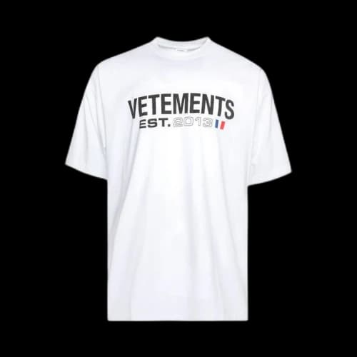 Vetements Flag Logo T-Shirt 'White'