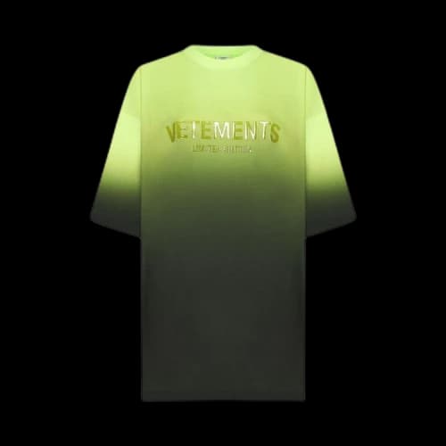 Vetements Gradient Logo Limited Edition T-Shirt 'Yellow'