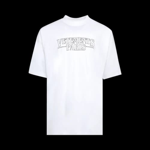 Vetements Paris Logo T-Shirt 'White'