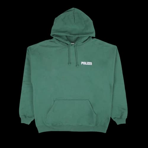 Vetements Police Hoodie 'Green'