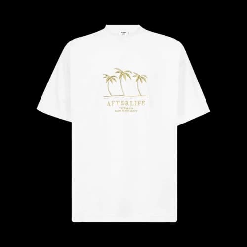 Vetements Embroidered Afterlife T-Shirt 'White'