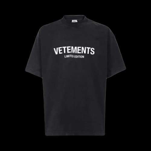 Vetements Logo Limited Edition T-Shirt 'Black'