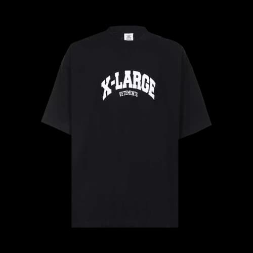 Vetements X-Large Logo T-Shirt 'Black'