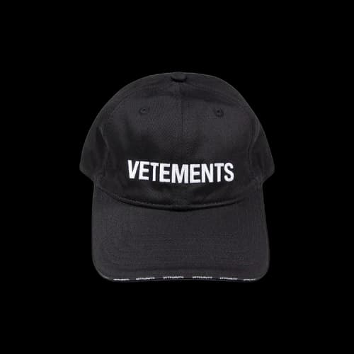 Vetements Iconic Logo Cap 'Black'