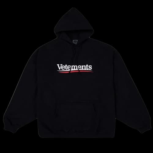 Vetements Campaign Logo Hoodie 'Black'