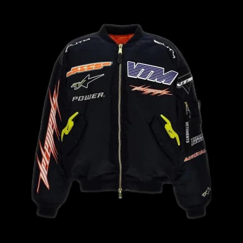 Vetements Racing Bomber Jacket 'Navy'