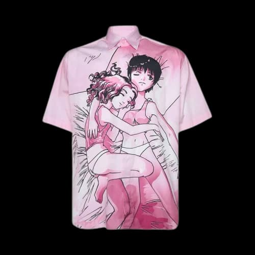 Vetements Anime Short-Sleeved Shirt 'Pink'