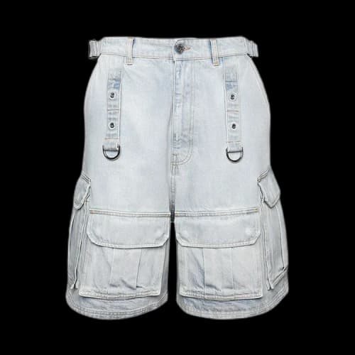 Vetements Multipocket Cargo Denim Shorts 'Blue'