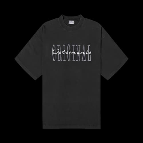 Vetements Original Logo T-Shirt 'Black'