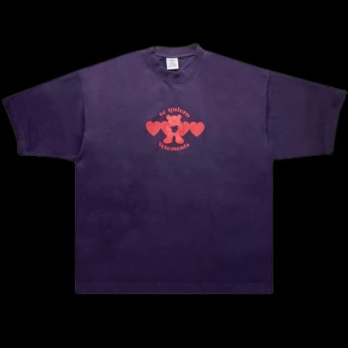 Vetements Te Quiero T-Shirt 'Purple'