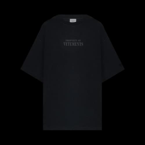Vetements Property Of T-Shirt 'Black'