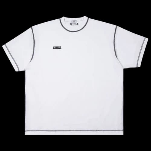 Vetements Inside Out Embroidered Logo T-Shirt 'White'