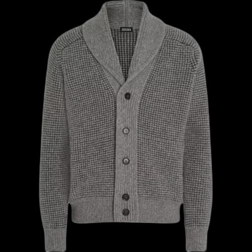 Ermenegildo Zegna Long-Sleeved V-Neck Cardigan