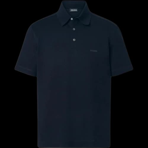 Ermenegildo Zegna Short-Sleeve Polo Shirt