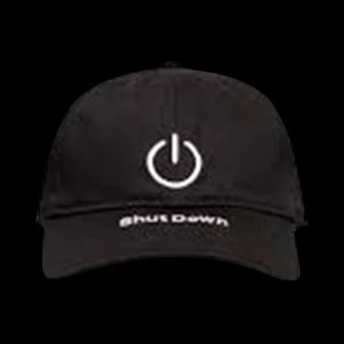 Vetements Shut Down Cap 'Black'
