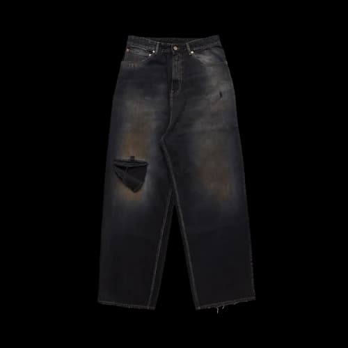 Vetements Distressed Baggy Jeans 'Blackout'
