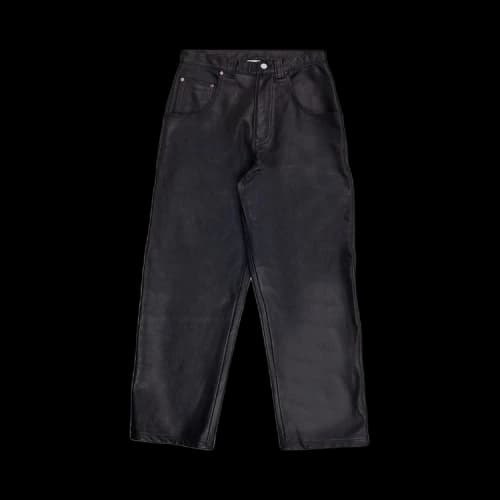 Vetements Leather Hip Hop Pants 'Black'