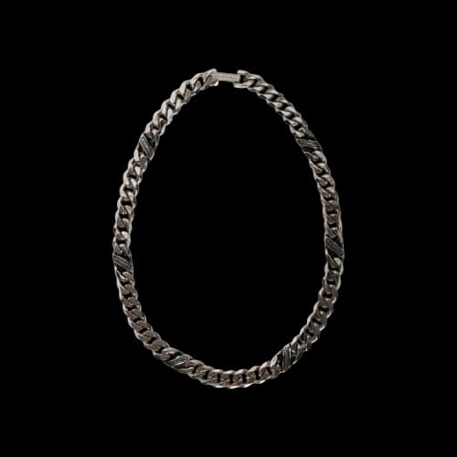 Vetements Logo Chain Necklace 'Silver'