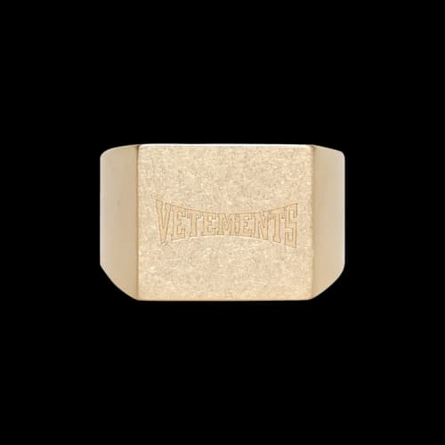 Vetements Boxing Logo Signet Ring 'Gold'