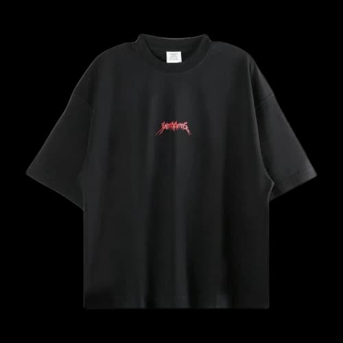 Vetements Metal Logo Regular T-Shirt 'Black'