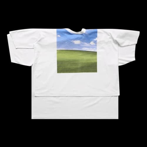 Vetements Desktop Double Layered T-Shirt 'White'