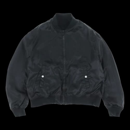 Undercover Undercoverism Reversible Patchwork Bomber 'Black'