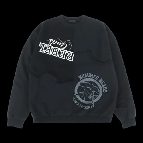 Undercover Undercoverism Patchwork Sweatshirt 'Black'