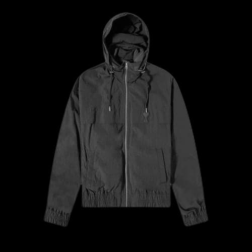 Ami Patch Zipped Jacket 'Black'
