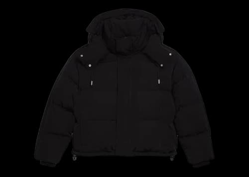 Ami Paris Ami de Coeur Patch Down Jacket Black
