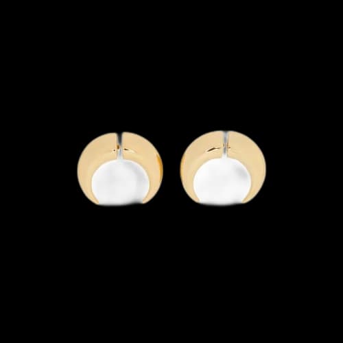 Marine Serre Ecarteur Moon Earrings 'Gold'
