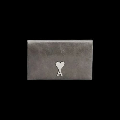 Ami Logo Plaque Chain Bag 'Mineral Grey'