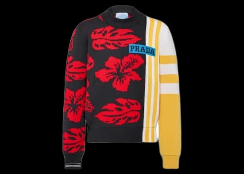 Prada Timecapsule March 2021 Cardigan Black/Red
