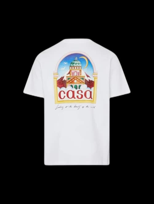 Casablanca Vue De L'Arche T-shirt White