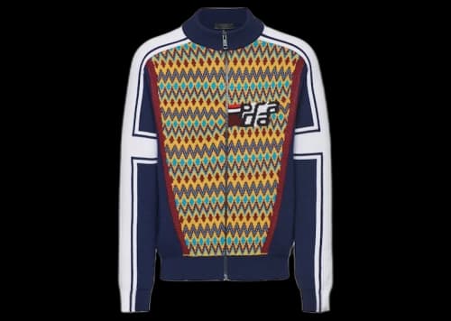 Prada Timecapsule January 2021 Cardigan Blue