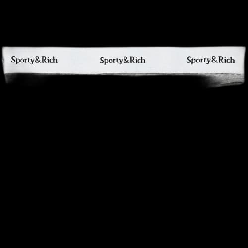 Sporty & Rich Serif Logo Thong 'Grey'