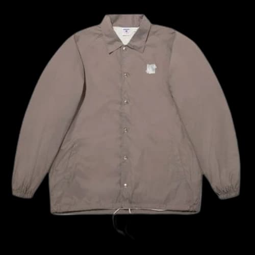UNDEFEATED Logo Pattern Printing Jacket Gray