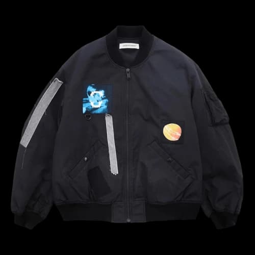 Undercover Patch Bomber Jacket 'Black'